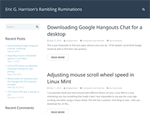 Tablet Screenshot of ericgharrison.com